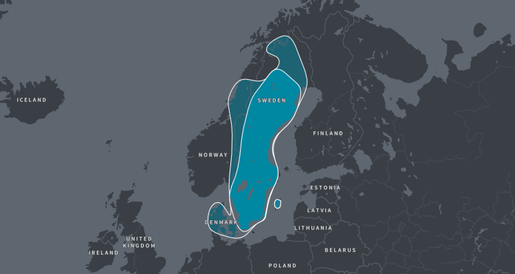 DNA MAP SWEDEN